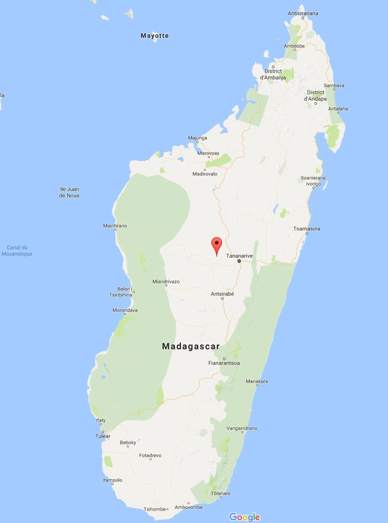 Carte de Madagascar